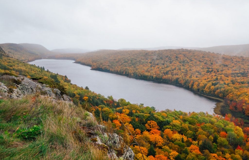 Porcupine Mountains fall colors