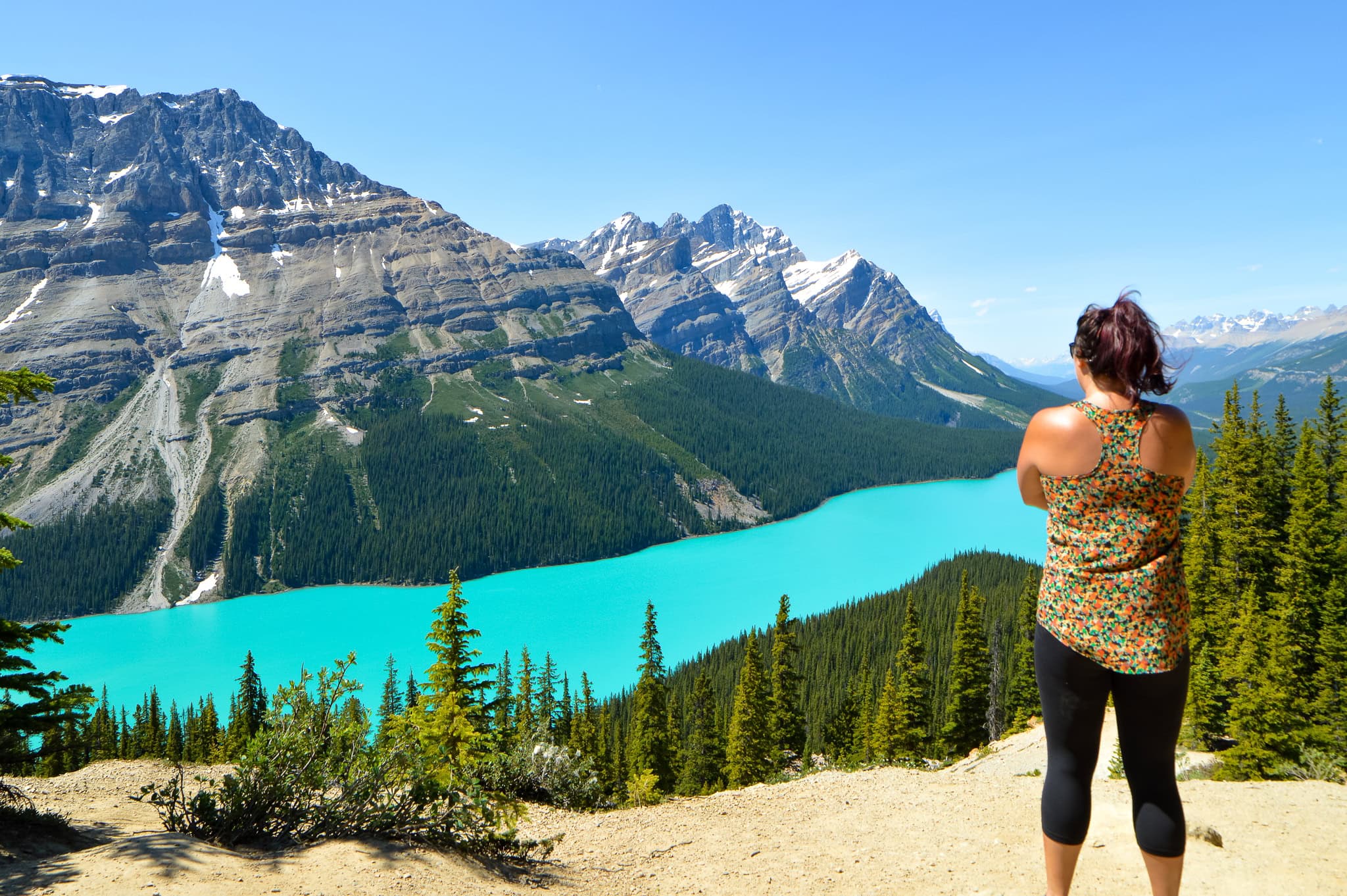 Beautiful Bright Blue Lakes in Canada's National Parks