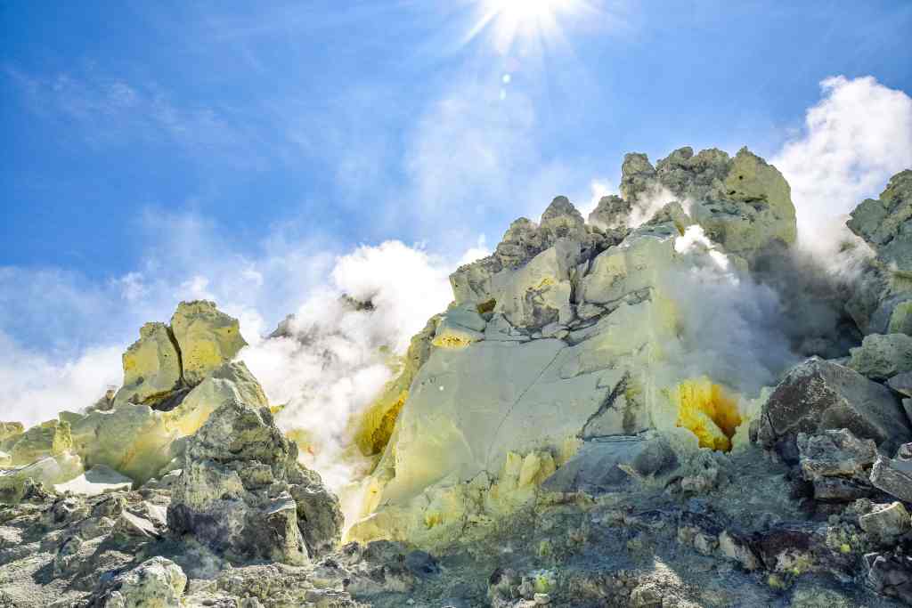 Sulfur Mines on Isabella Island