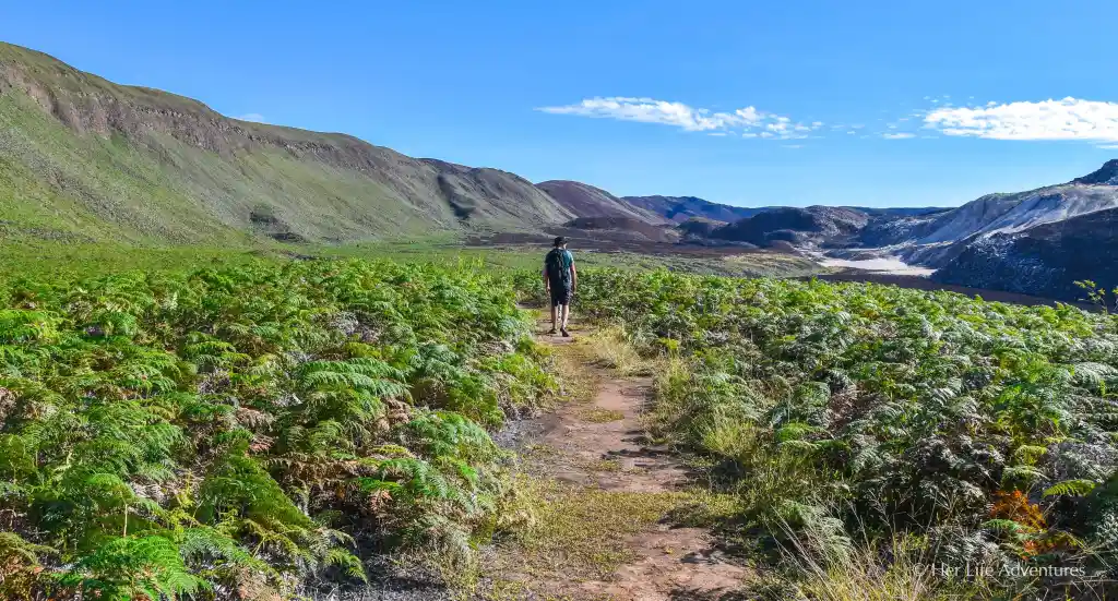 Sulfur mines hike