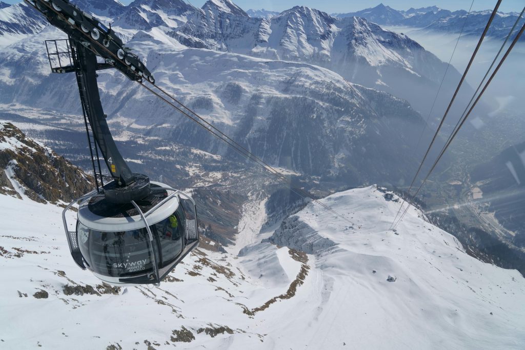 Skyway Monte Bianco In Italy