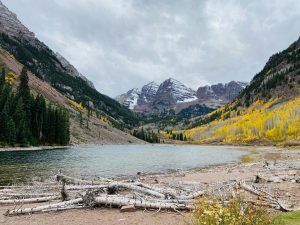 Maroon Lake In Colorado