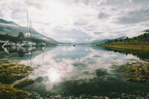 Glencoe Mountains In Scotland