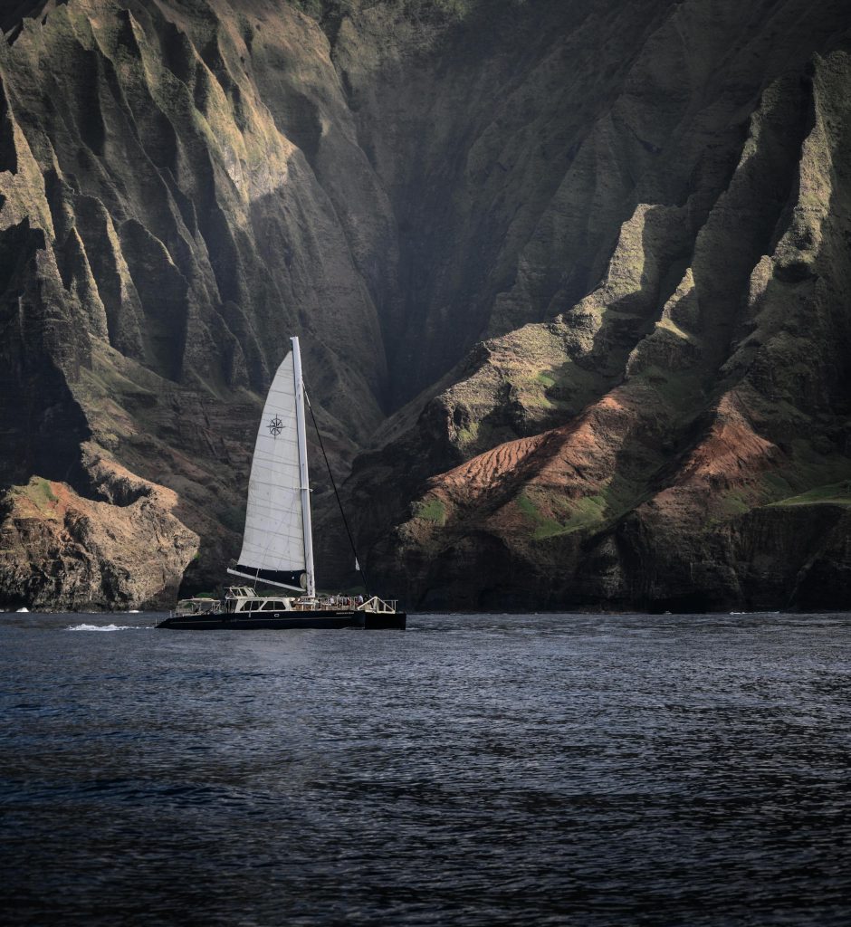 Na Pali Coast Cliffs In Hawaii