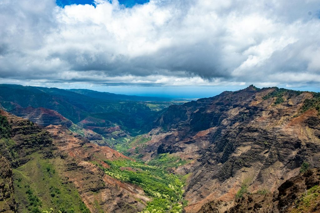 Lush Valleys Of Hanalei In Kauai